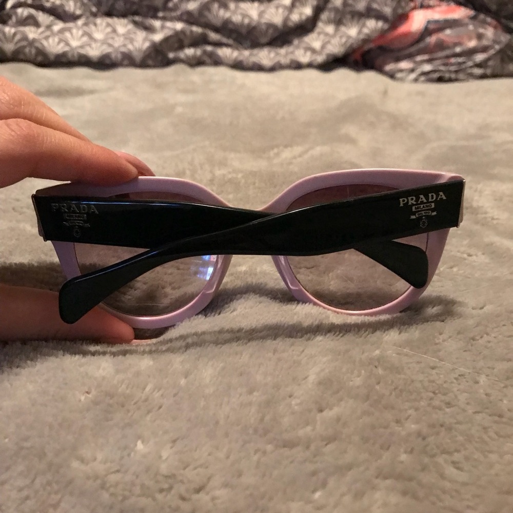 Pink Prada cat eye sunglasses